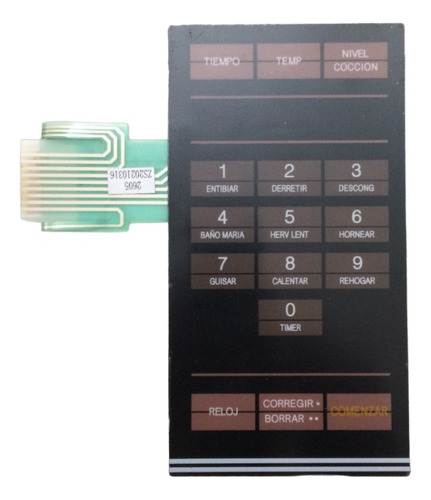 Panel Membrana De Microondas P/ Bgh 1455