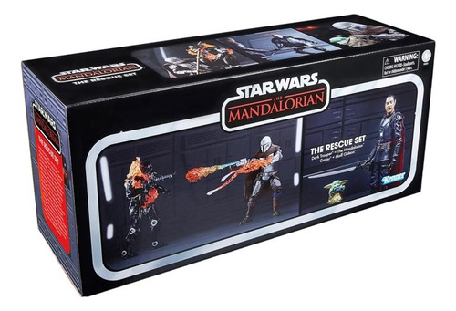 Star Wars Vintage Collection The Mandalorian Recue Set (Usado)