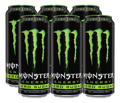Bebida Monster Energy 473ml Pack X6 - Elije Tu Sabor