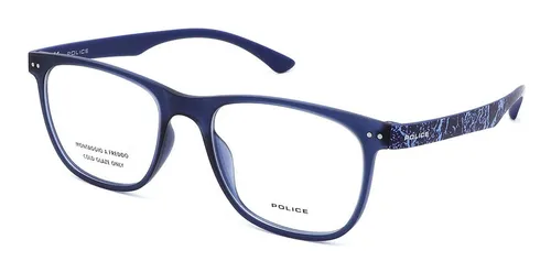Lentes Oft lmicos Police Dama Armaz n Pantos Acetato Azul