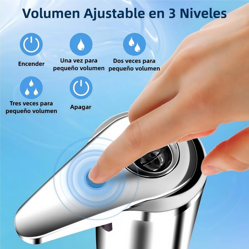 Dispensadores De Jabón Automático 3 Niveles Ajustables 280ml
