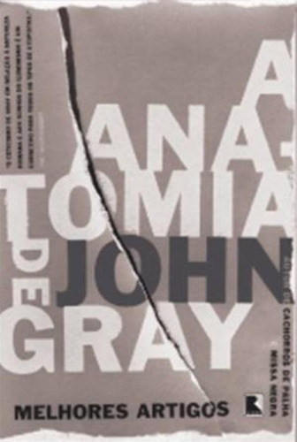 A anatomia de Gray, de Gray, John. Editora Record Ltda., capa mole em português, 2011