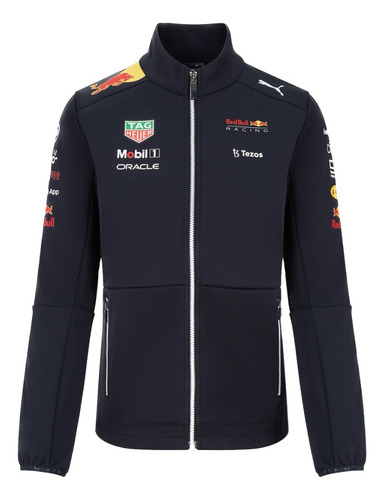 Chaqueta Puma Red Bull Racing 2022 Mujer Softshell Azul Oscuro Oracle F1 Original Automovilismo