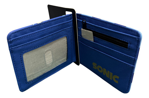 Billetera Sonic The Hedgehog Azul Sonic 1