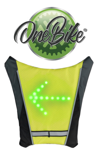 Arnes Para Mochila Con 48 Leds Con Flecha Indicadora Usb Recargable