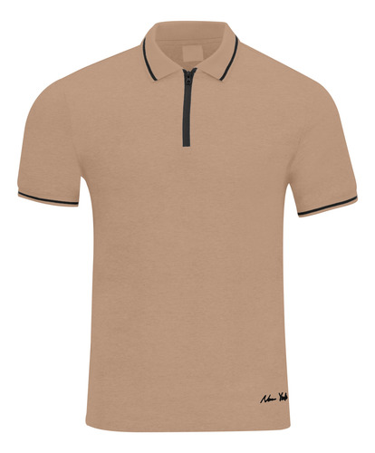 Playera Casual Cuello Con Cierre Hombre Roosevelt C370