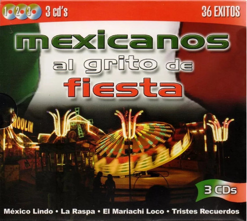 Mexicanos Al Grito De Fiesta 3 Discos Cd 36 Canciones Versión del álbum Estándar