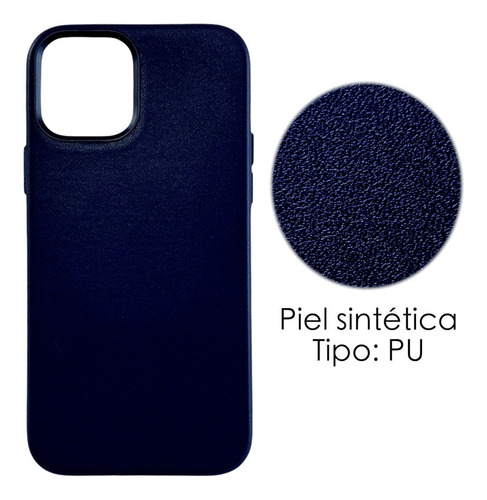 Imagen 2 de 7 de Funda Piel Case Cuero Pu Para iPhone Magsafe Calida Original