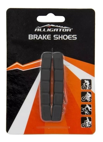 Sapata Refil Alligator Para Freio V-brake