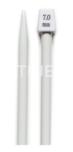 Imagen 4 de 4 de Agujas Tricot De Aluminio Marca Silver N° 7 Por Par.