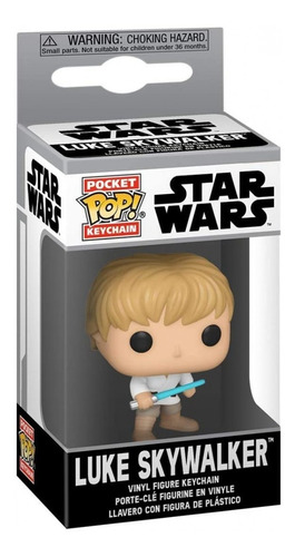Imagen 2 de 2 de Funko Pop Star Wars: Llavero - Luke Skywalker
