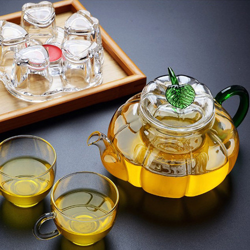 Tetera Japonesa Con Diseño De Calabaza Y Rayas De Alta Calid