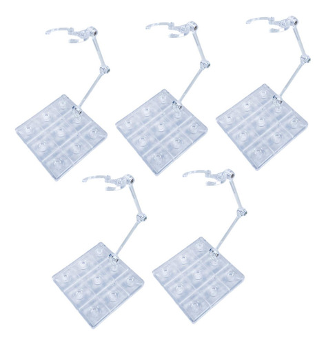 5 Piezas De Soporte Para Modelos De Muñecas, Transparente