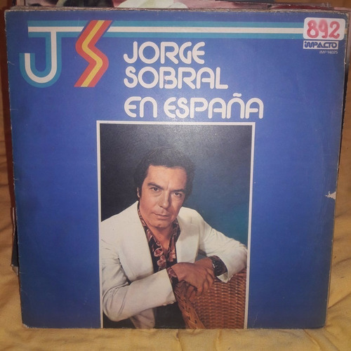 Vinilo Jorge Sobral En España En Vivo T1