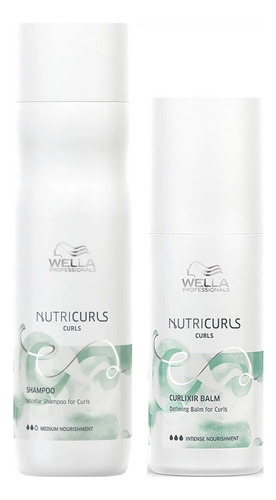 Shampoo + Activador Para Ondas Y Rizos Wella Nutricurls