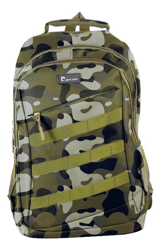 Mochila Tactica Asalto Camping Acolchonada Militar Grande 