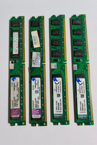 4 Memória Kingston Ddr2 2gb 800mhz Desktop (Usado)