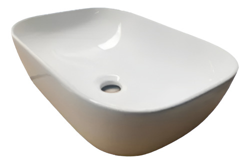 Lavamanos Sobreponer Joytek Rectangular Ovalado Blanco