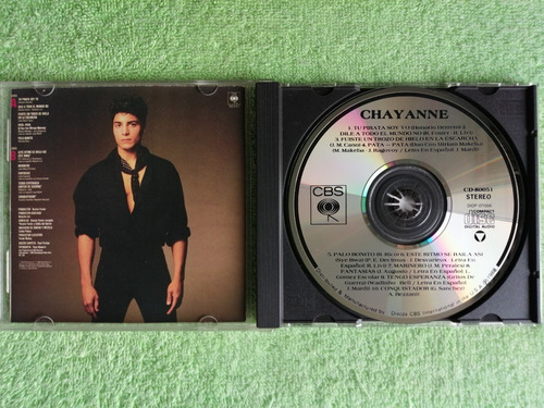 Eam Cd Chayanne Tu Pirata Soy Yo 1988 Cuarto Album D Estudio
