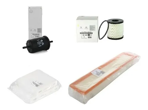 comprar Kit 4 Filtros Original Citroen Ds3 Ep6 1.6 16v Vti