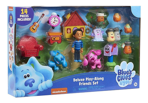 Muñecos Blues Clues Figuras Magenta Josh Perro Azul Blue