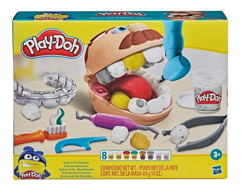 Imagem 4 de 5 de Conjunto Massa De Modelar - Play-doh - Dentista -