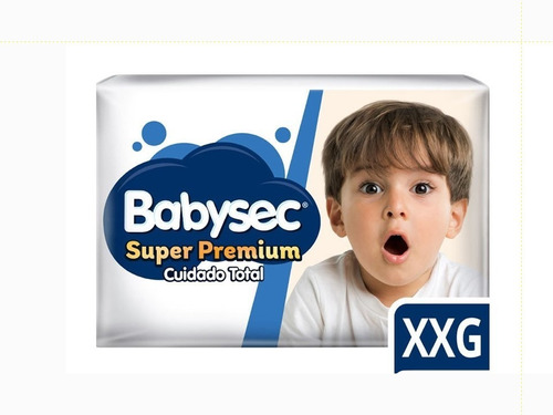 Pañales Babysec Super Premium Cuidado Total 54 Un - Xxg