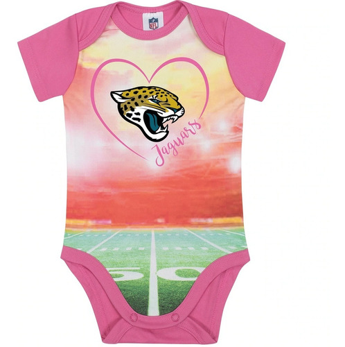 Body Manga Corta Jaguars Bebe Niña Nfl By Gerber Importado