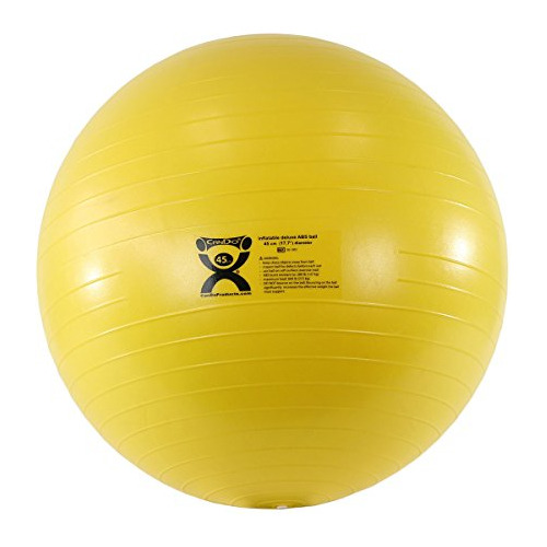 30 1852 Deluxe Abs Pelota Ejercicio Inflable Naranja