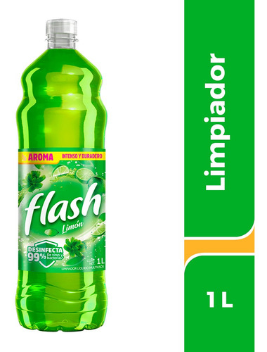 Limpiador Multiusos Flash Limón 1l