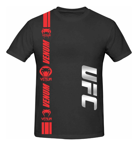 Playera Mod #5 Venum Ufc Fight Team Edición Reflejante