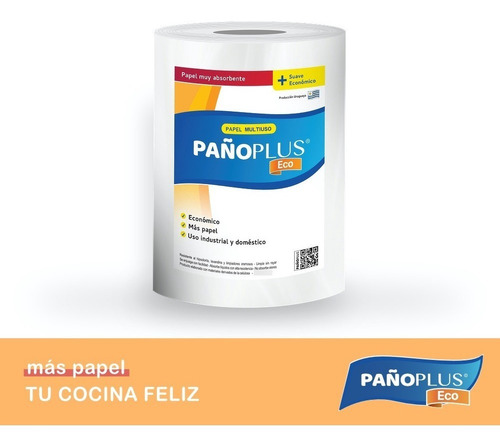 Imagen 1 de 2 de Pañoplus Eco 1 Rollo Por 150 Paños, Medida 26 X 26 Cms.