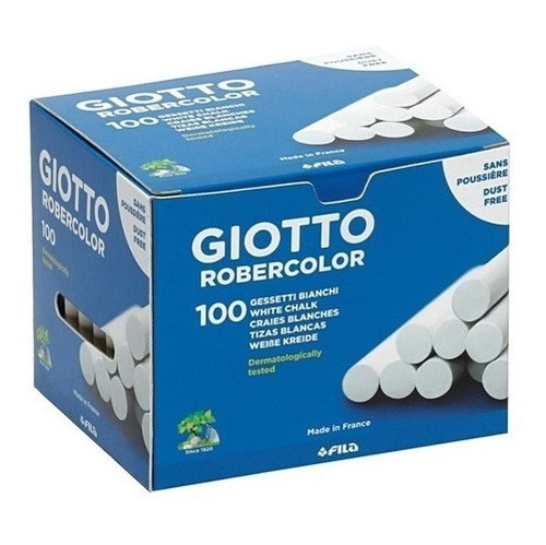 Tizas Giotto Robercolor X 100 Blancas Hipoalergenicas