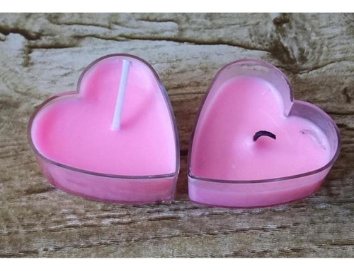 40 Piezas Amor Corazón En Forma De Plástico Transparente