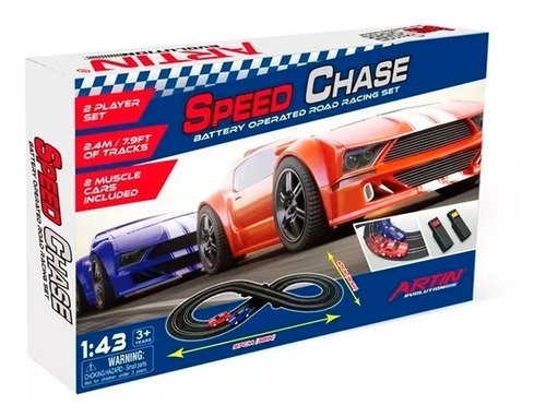 Pista De Autos Speed Chase De 47cm X 97cm