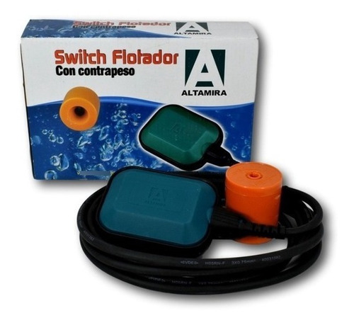 Switch Flotador C/contrapeso Altamira 110/220 V. 16 Amp