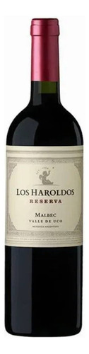 Vino Los Haroldos Reserva Malbec Botella 750ml