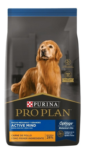 Pro Plan Perro Active Mind Raza Mediana Y Grande X 3 Kg