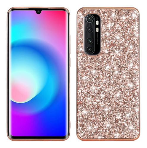 Funda Glitter Tpu Strass Para Xiaomi Mi Note 10 Lite 