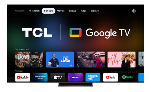 Smart Tv Qled 65 Google Tv Uhd 4k Tcl C835 4 Hdmi 2 Usb Wifi