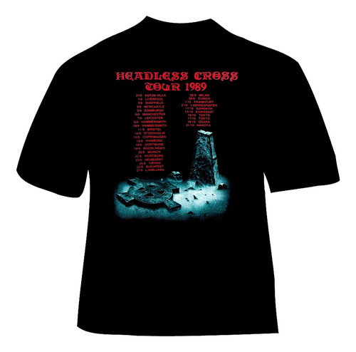 Polera Black Sabbath - Ver 10 - Headless Cross Tour