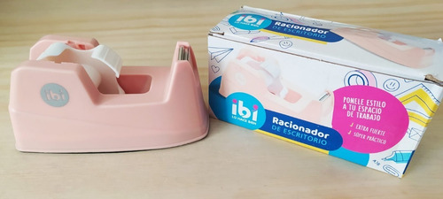 Imagen 1 de 1 de Racionador De Cintas De Mesa Pesado 12x60 Mts Rosa Pastel