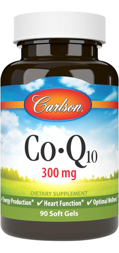 Coq10 300 Mg Carlson 90 Cápsulas