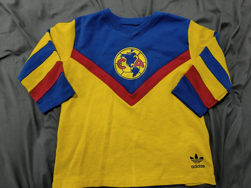 Jersey Club América Retro 80s Para Bebé Talla Grande 