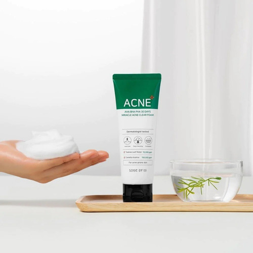 Some By Mi Miracle Acne Foam Espuma Limpiador Facial 100 Ml