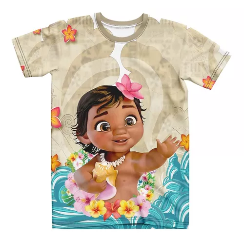 Camiseta Infantil ou Adulta Personalizada Moana Baby