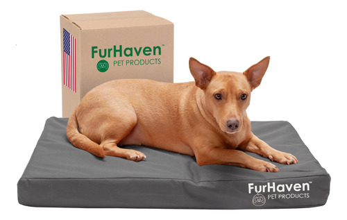 Furhaven Pet  Colchon Ortopedico De Espuma Tradicional Para