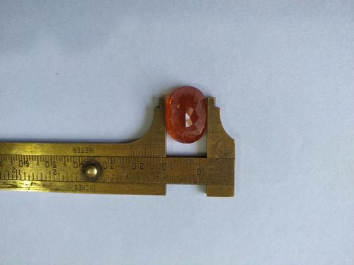 Topazio Imperial Natural Vermelho Super Extra 20 Ct, 13x19mm Vermelho Intenso Raro