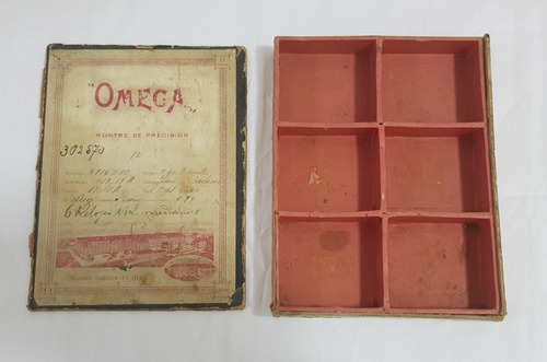 Antigua Caja Reloj Omega Para Repuestos Relojero B15 (Usado)
