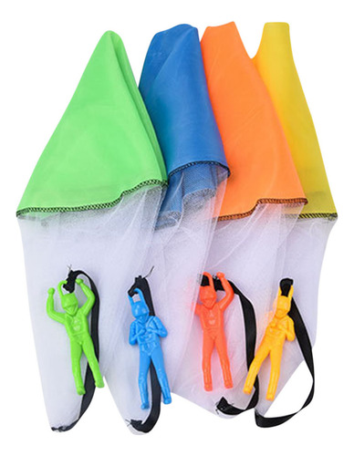 Para Juego De 4 Juguetes Para Lanzar Paracaídas Para Niños